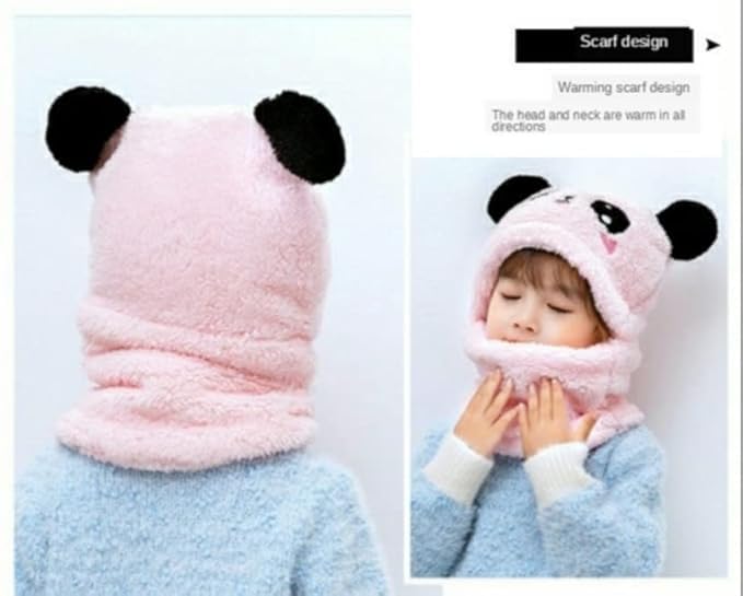 UCRAVO Winter Panda Cap