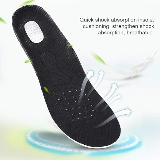 UCRAVO Arch Support Orthopedic Shoe Insoles for Men & Women | Plantar Fasciitis Pain Relief Insoles | Flat Feet, Heel Pain, Shock Absorption | All Day Comfort Insoles for Shoes, Sneakers & Boots