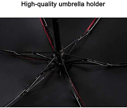 UCRAVO Mini Capsule Umbrella Small Pockets - Automatic Open & Close Button UV Protection Umbrella For Office School Collage