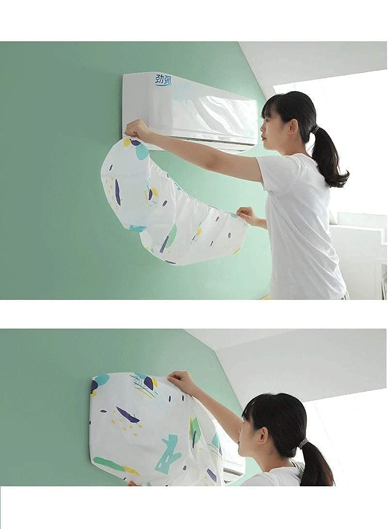 UCRAVO Air Conditioner Cover for 1.5 Ton Split AC Dustproof Waterproof Stretchable AC Cover with Elastic