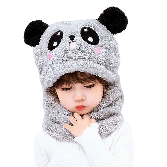 UCRAVO Winter Panda Cap