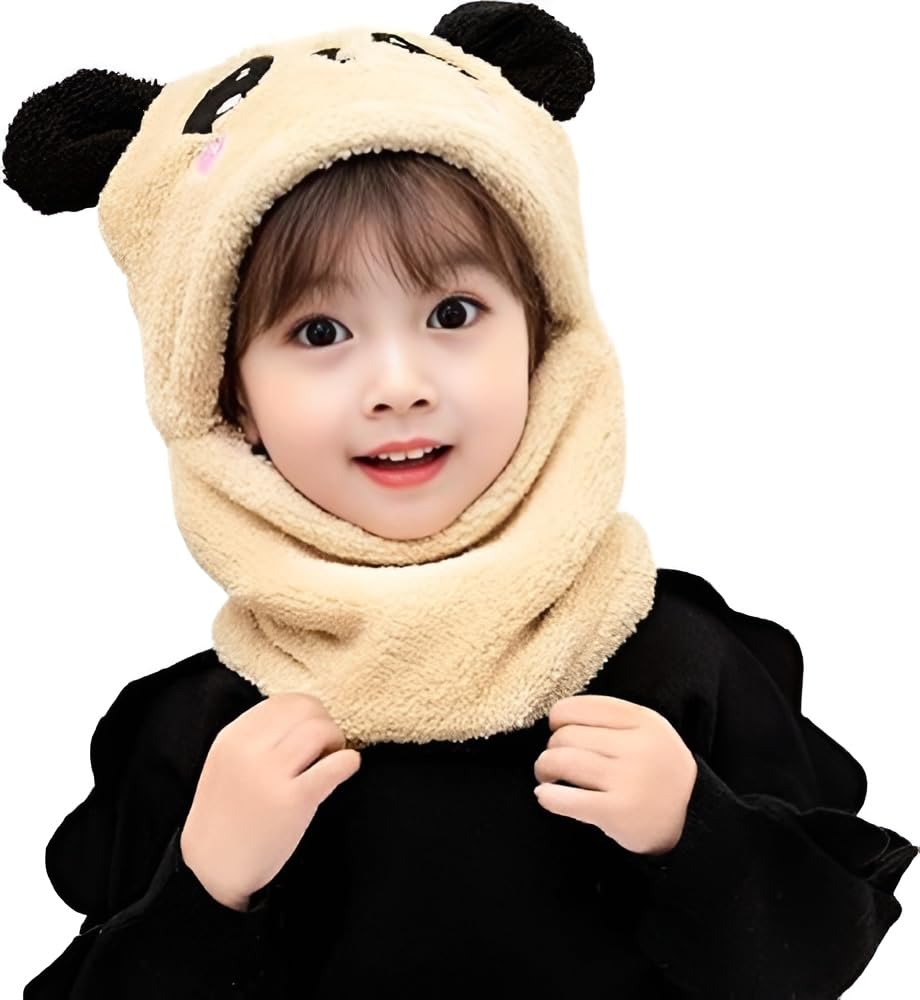 UCRAVO Winter Panda Cap