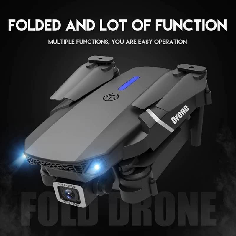 UCRAVO Foldable Drone with Camera for Adults 1080P HD | Mini RC Quadcopter with Auto Return, One Key Take Off & Landing | Altitude Hold, Headless Mode | Portable Drone with Carrying Case