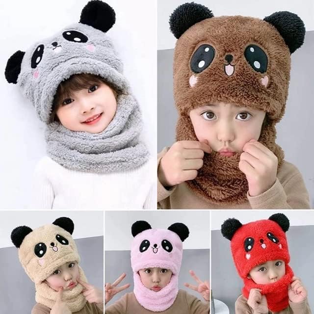 UCRAVO Winter Panda Cap