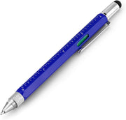 UCRAVO Gift Pen for Men 6 in 1 Multitool Tech Tool Pen Screwdriver Pen with Ruler, Levelgauge, Ballpoint Pen and Pen Refills, Unique Gifts for Men