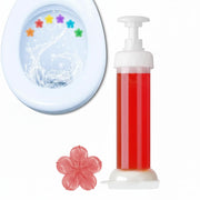 UCRAVO Toilet Cleaning Gel Stamp with Applicator | Automatic Toilet Bowl Freshener | Long Lasting Floral Toilet Cleaner Gel | Bathroom WC Rim Cleaner & Deodorizer | Pack of 1 Applicator + Gel