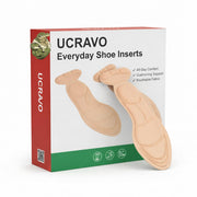 UCRAVO Heel Cushion Inserts for Women | Soft Sponge Heel Pads for Heels, Pumps, Sandals, Flats & Shoes |Shock Absorbing Heel Pain Relief Inserts for Foot Pain, Burning Sensation, Long Standing 1 Pair