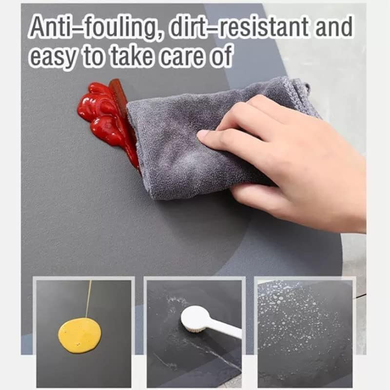 UCRAVO Kitchen Rugs and Mats Set of 2, Anti Fatigue Cushioned Non Slip Kitchen Floor Mats, Comfort and Support Standing Waterproof Kitchen Carpets, Laundry, Office, Home Decor