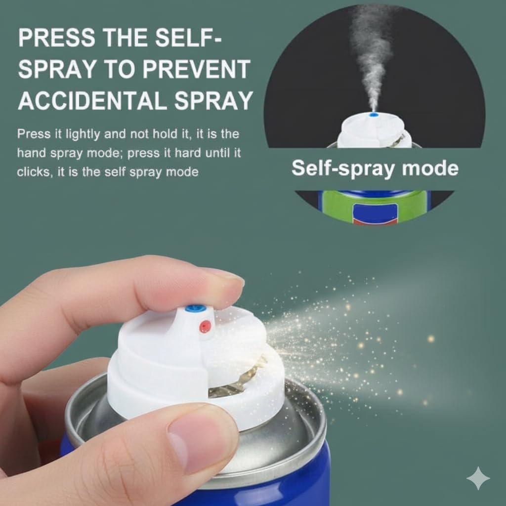 UCRAVO Car Antibacterial Air Freshener - 180ml One-Button Self-Spray Interior Deodorant | Tropical Fruit & Oud Aroma with Essential Oils | Car Sterilization Fogger | Removes Odors & Kills Germs