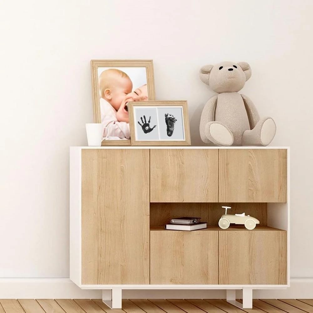 UCRAVO Inkless Hand and Footprint Kit, Clean Touch Baby Foot Printing Kit | Dog Paw Print Kit & Nose Print Kit | Non-Toxic Memory Keepsake Handprint Kit for Newborns & Pets