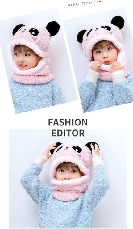 UCRAVO Winter Panda Cap