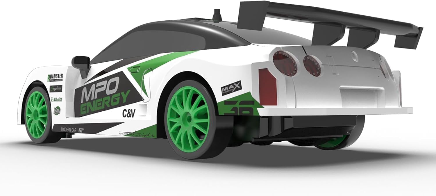 UCRAVO 4WD RC Drift Car for Kids & Adults – High Speed Remote Control Car 2.4GHz, Rechargeable Battery, Racing Drift Car with LED Lights, Toy Car Gift for Boys Girls Age 6 7 8 9 10 11 12+ Years