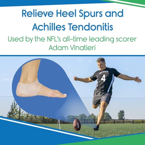 UCRAVO Silicone Heel Protectors, 1 Pair Gel Heel Cushions for Dry Cracked Heels, Plantar Fasciitis & Pain Relief, Breathable Reusable Moisturizing Heel Sleeves for Men & Women for Foot Care