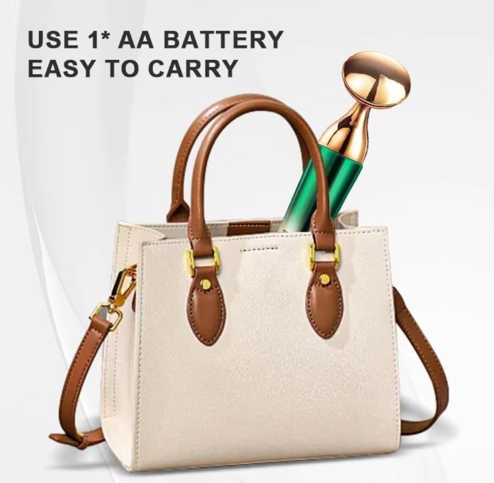 UCRAVO 3 in 1 Electric Face Massager for Glowing Skin, Vibration Skin Care Tool for Glowing, Firm & Youthful Facial Cleansing Brush, Anti-Ageing Device, Lifting Skin Tightening Tool for Women & Men