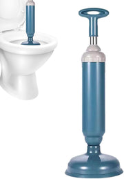 UCRAVO Manual Toilet Plunger Pump for Western Toilet | High Pressure Drain Cleaner for Bathroom & WC | Powerful Sink, Wash Basin & Commode Blockage Remover | Heavy Duty Toilet Unclogger Tool