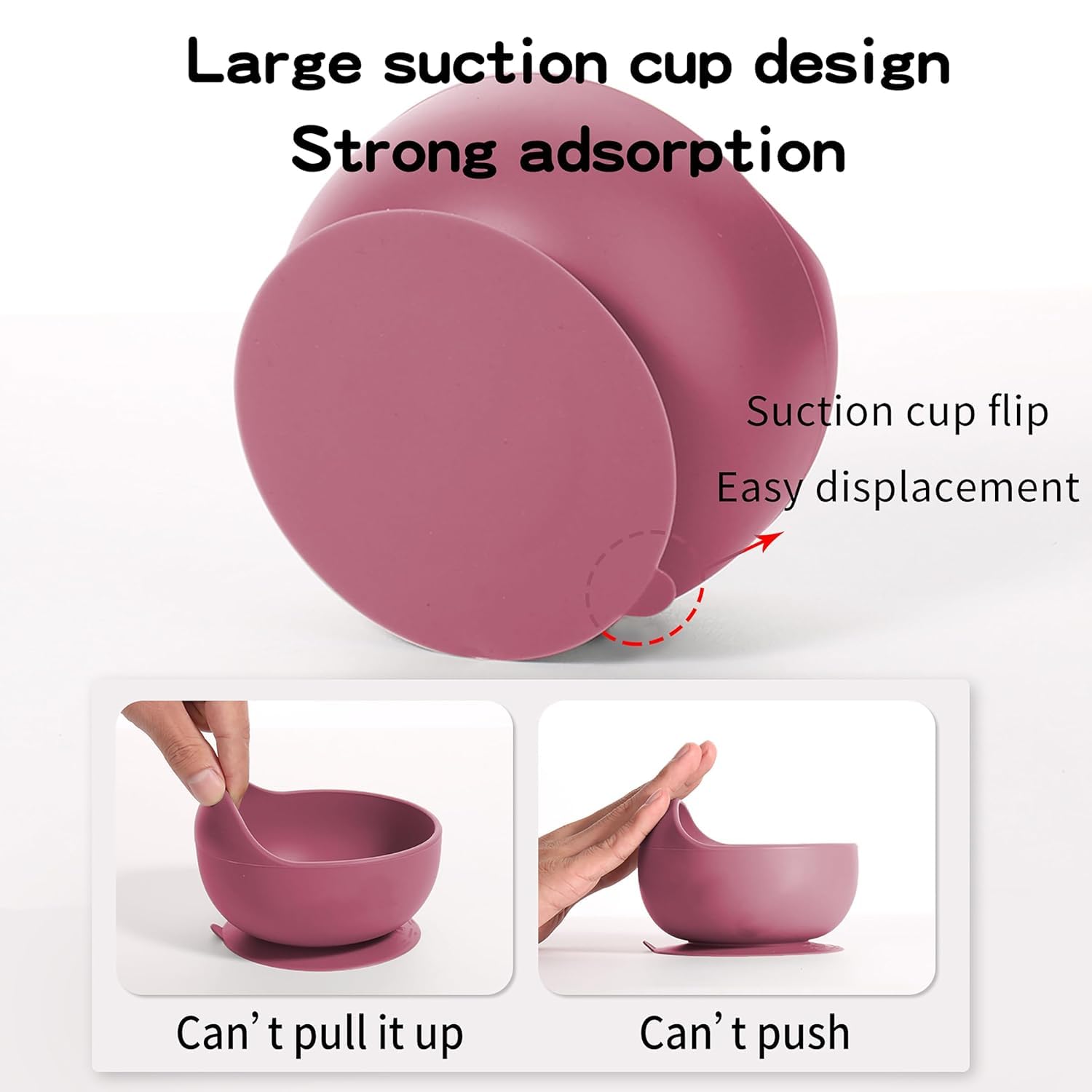 UCRAVO Pink Baby Feeding Set for Girls Silicone Baby Led Weaning Set with Adjustable Bib, Suction Plate, Suction Bowl, Baby Training Cup with Straw, Spoon and Fork Set, Toddler Feeding Essentials