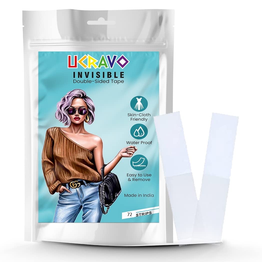 UCRAVO Boob Tape, Body Tape for Women Boobytape for Breast Lift | Brace Lift & Contour of Breasts Sticky Body Tape (36 Febric Tape)