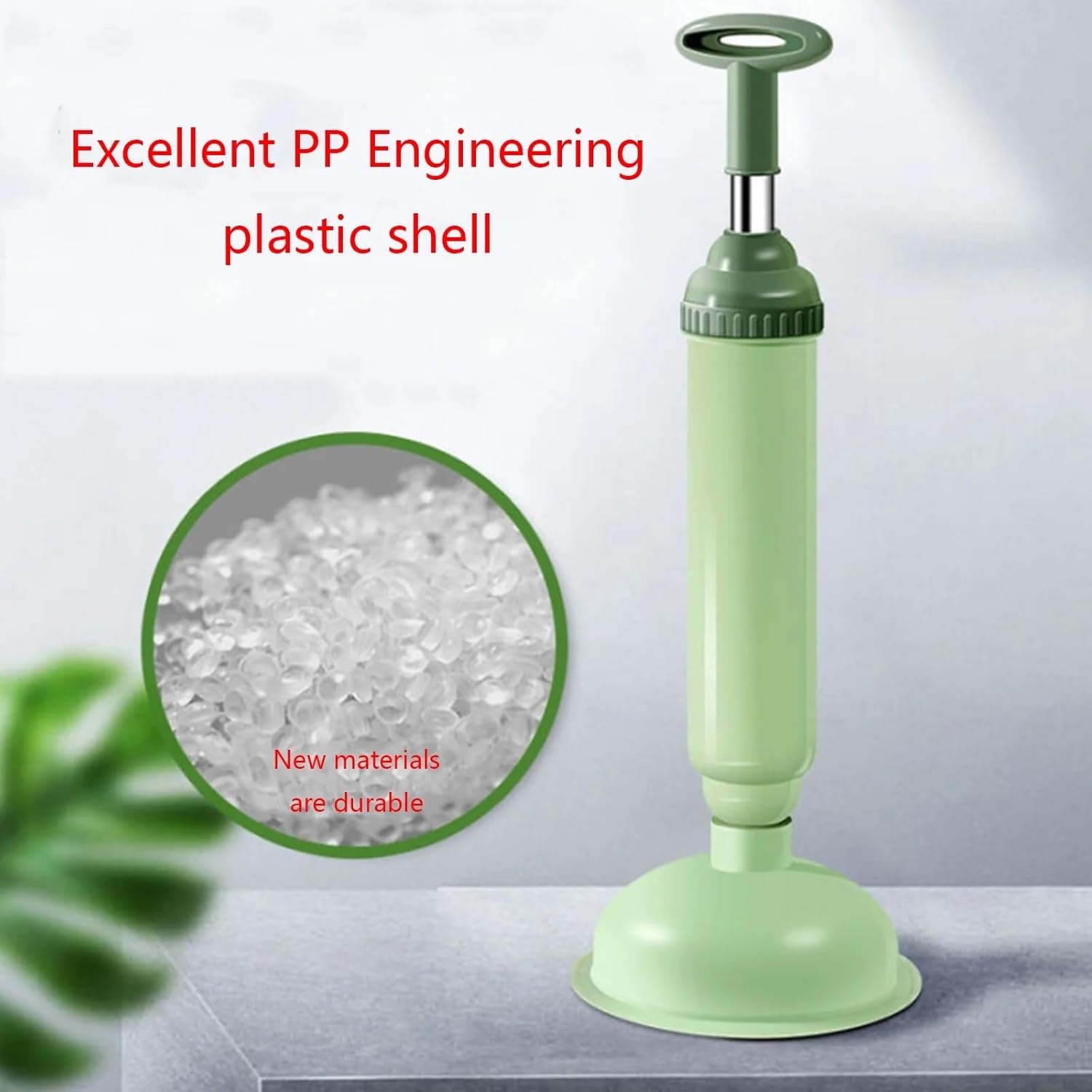 UCRAVO Manual Toilet Plunger Pump for Western Toilet | High Pressure Drain Cleaner for Bathroom & WC | Powerful Sink, Wash Basin & Commode Blockage Remover | Heavy Duty Toilet Unclogger Tool