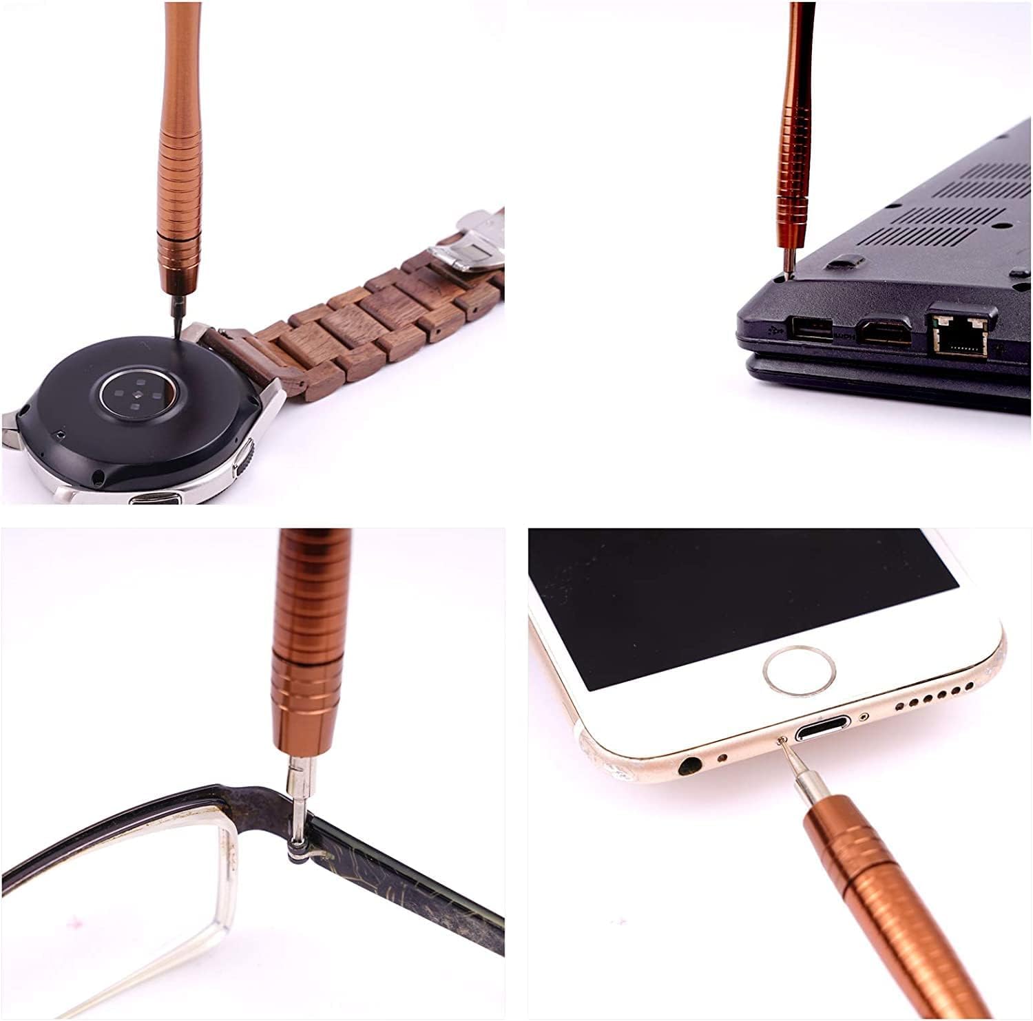 UCRAVO 32-in-1 Small Screwdriver Set, Mini Precision Professional Electronics Repair Tool Kit with 30 Bits Magnetic Driver Kit for Phone, Watch, DIY, Game, Console, Tablet, Computer Maintenance Tool