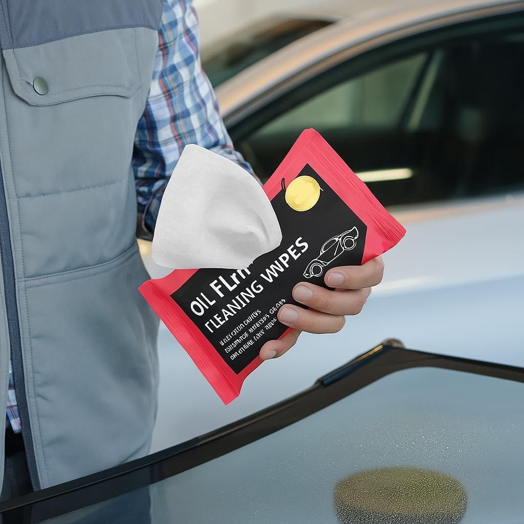 UCRAVO 9-Piece Professional Car Detailing Kit with Extendable Microfiber Duster | Glass Oil Film & Interior Cleaning Wipes | Heavy-Duty Tire & Hub Brushes | Complete Interior & Exterior Tool Set