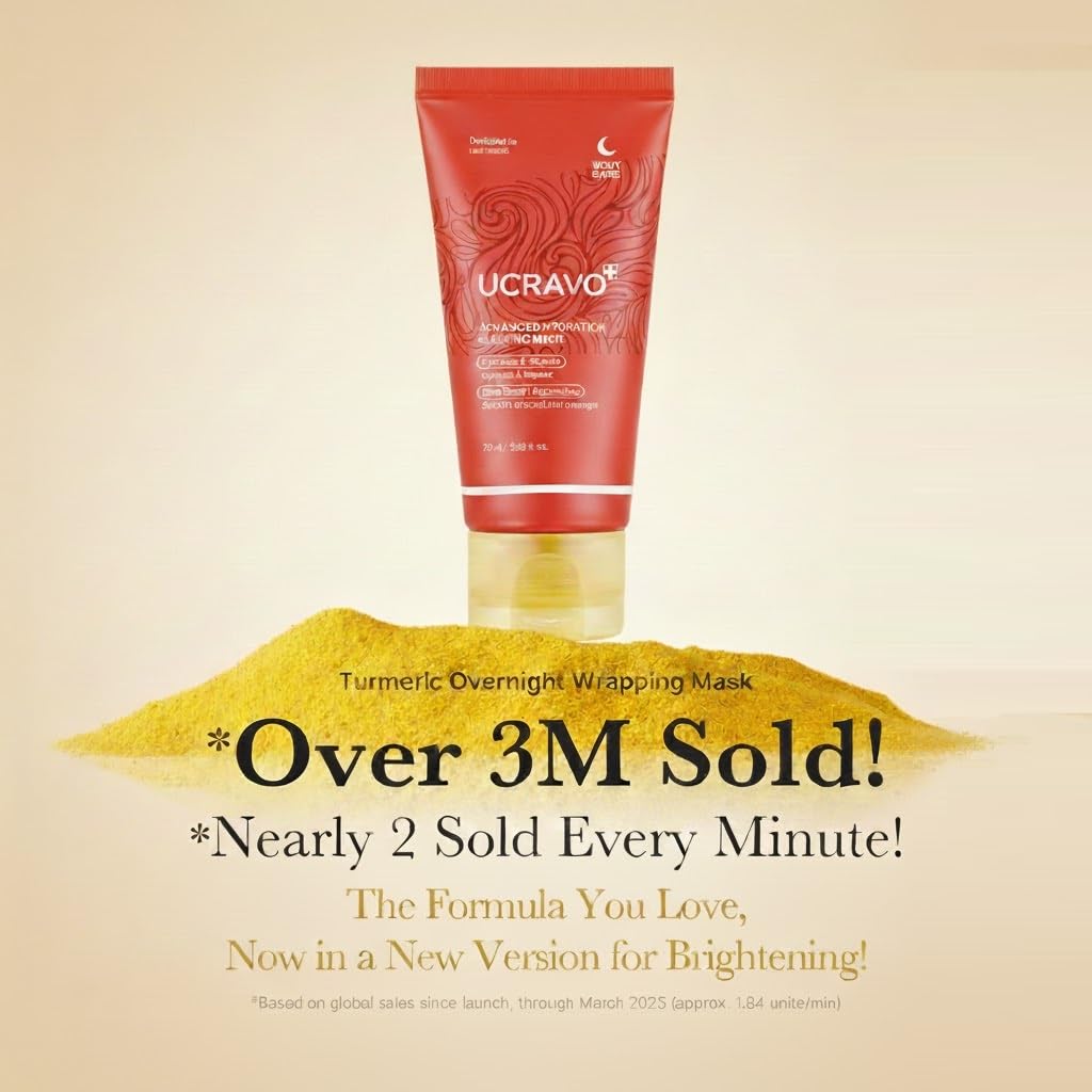 UCRAVO Collagen Overnight Wrapping Peel Off Facial Mask Pack | Hydrolyzed Collagen for Elasticity, Hydration & Glowing Skin | Reduces Sagging, Dullness | Advanced Korean Skin Care Anti-Aging