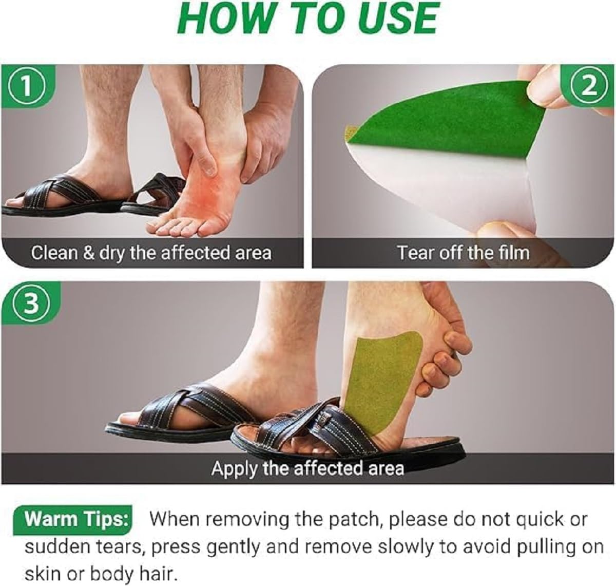 UCRAVO Herbal Foot Patch 30 Pcs for Foot Pain Relief, Detox & Deep Relaxation Foots Detox & Relaxation Patches with Ergonomic Sole Fit,Herbal Extracts for Tired Feet, Heel Pressure, Daily Foots Care