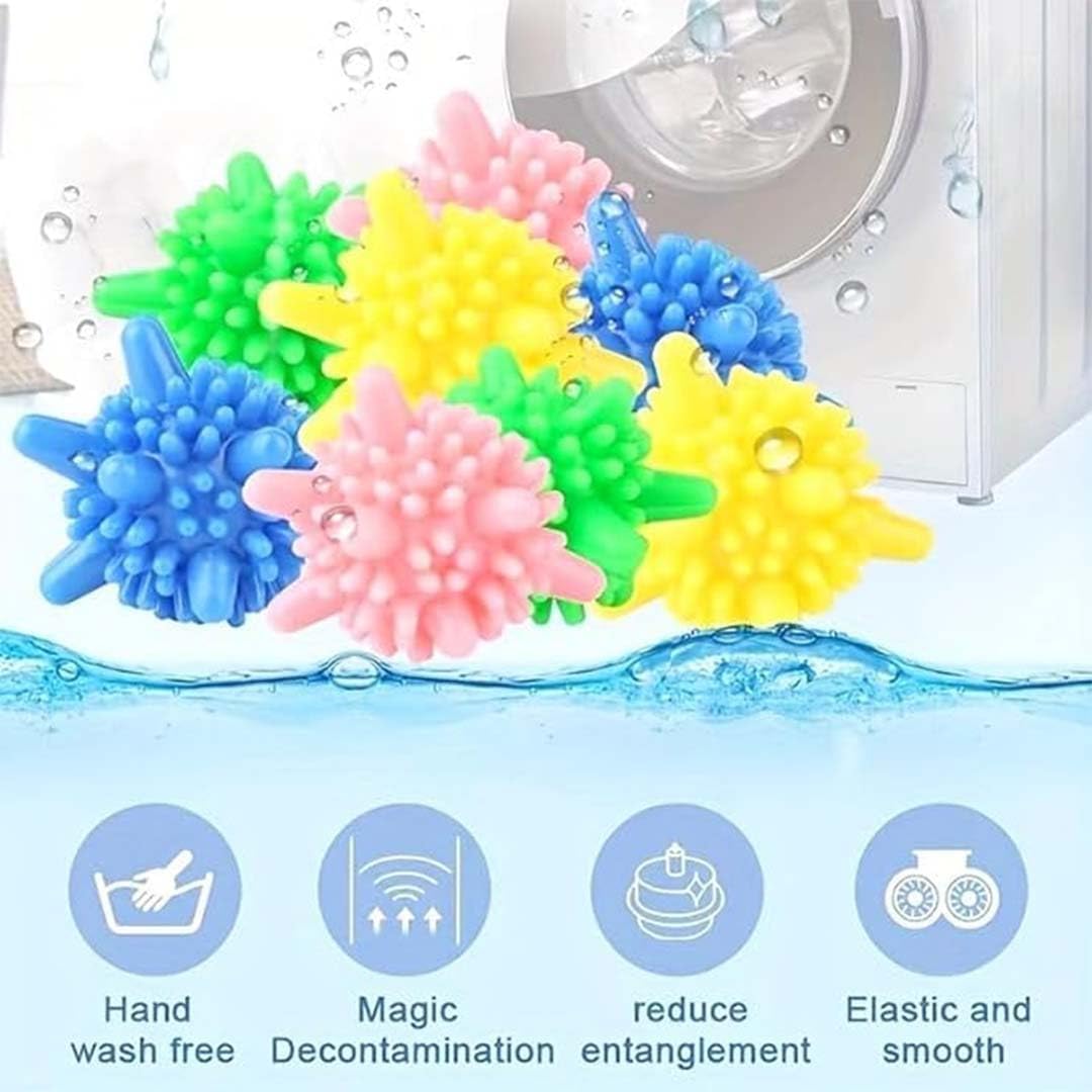 UCRAVO Reusable Laundry Washing Balls 100 PCS for Washing Machine – Deep Cleaning Clothes, Lint & Pet Hair Remover, Fabric Softener Cleaner Balls for Front Load & Top Load Machines