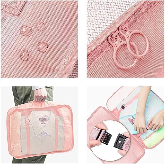 Ucravo Packing Cubes for Suitcases,7 Pcs Travel Luggage Organiser Bags,waterproof Packing Cubes for Backpack Suitcase,travel Essentials Bag Compression Storage Bags,travelling Accessories(grey)