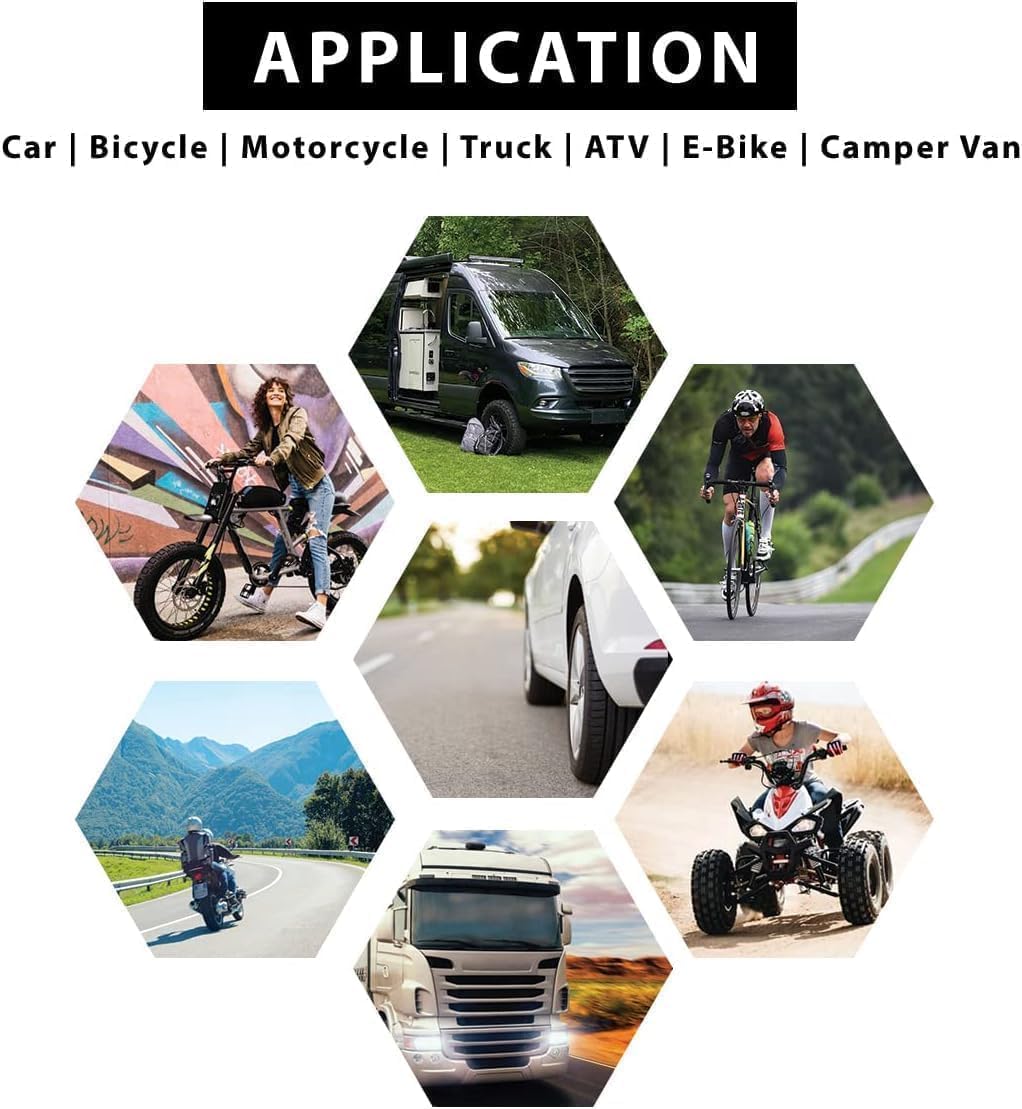 UCRAVO 20Pcs Tire Repair Nails, Car Vacuum Tire Repair Rubber Nails Kit, Self-Service Tire Repair Nail, Quick Puncture Repair Tools, Suitable for car, Motorcycle, ATV, Truck, Tire Puncture Repair