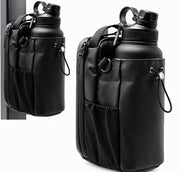 UCRAVO Magnetic Gym Bag Crossbody Sling Bag for Men & Women with Water Bottle Holder – Adjustable Strap Sports Shoulder Bag for Travel, Cycling, Running, Gym Workout, Passport & Daily Essentials