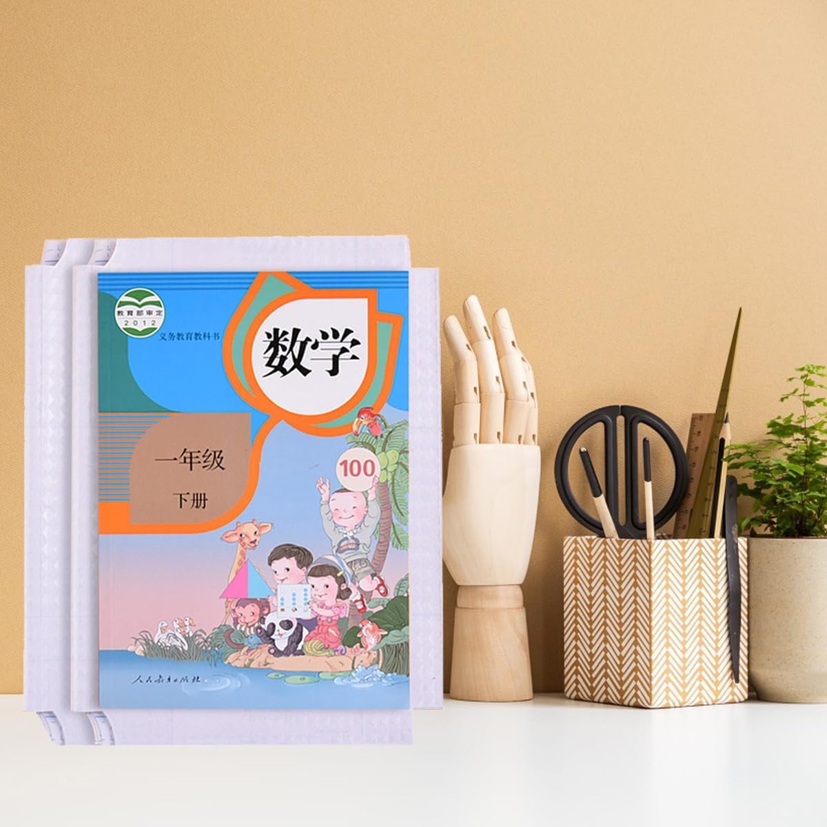 UCRAVO 30pcs Book Covers Waterproof Plastic Transparent Paper Sticker Book Cover for Textbooks Biding Cover Protective Thick Sticky Cover for Students School Office Self-Adhesive (3 Different Size)