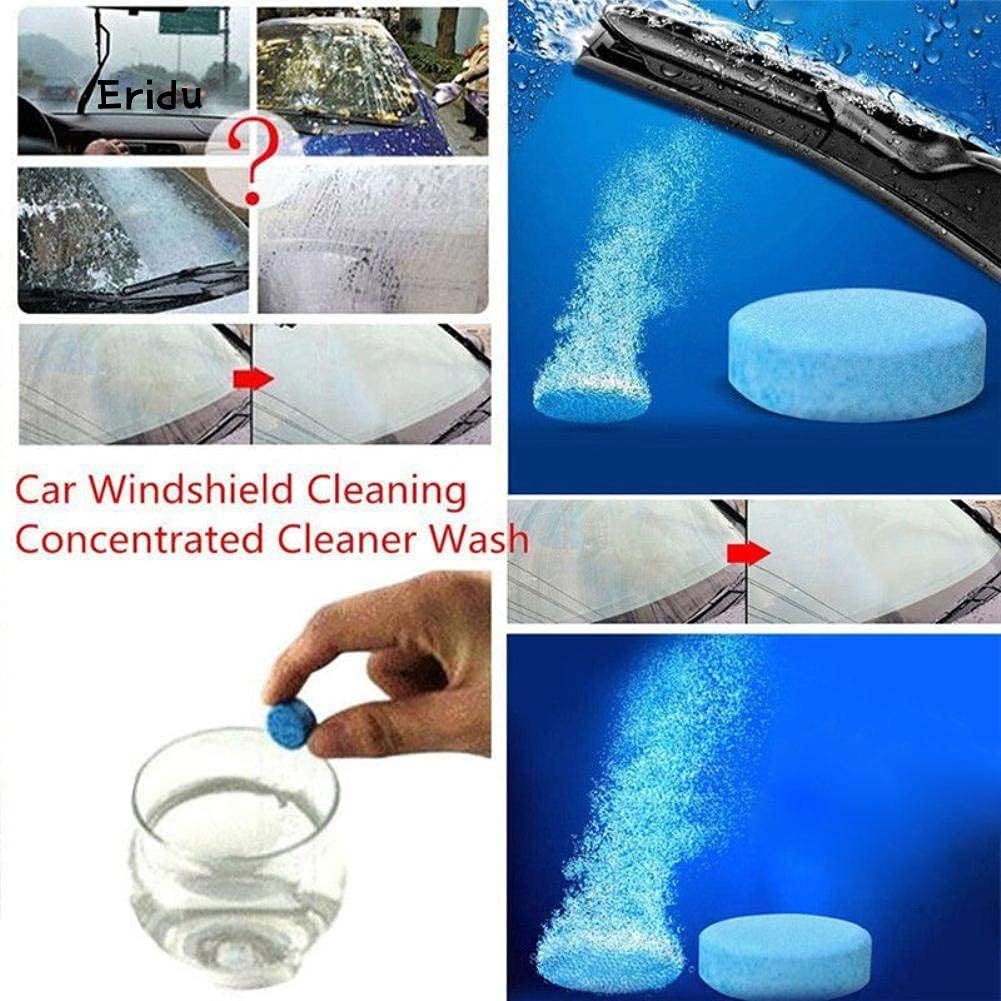 UCRAVO 30 Pcs Screenwash Tablets, Screen Wash Tablets, Screenwash, Screen Wash for Cars, Car Screenwash, Windscreen Washer Tablets, Concentrated Solid Tablets, Wiper Cleaning Tablets for Car Window