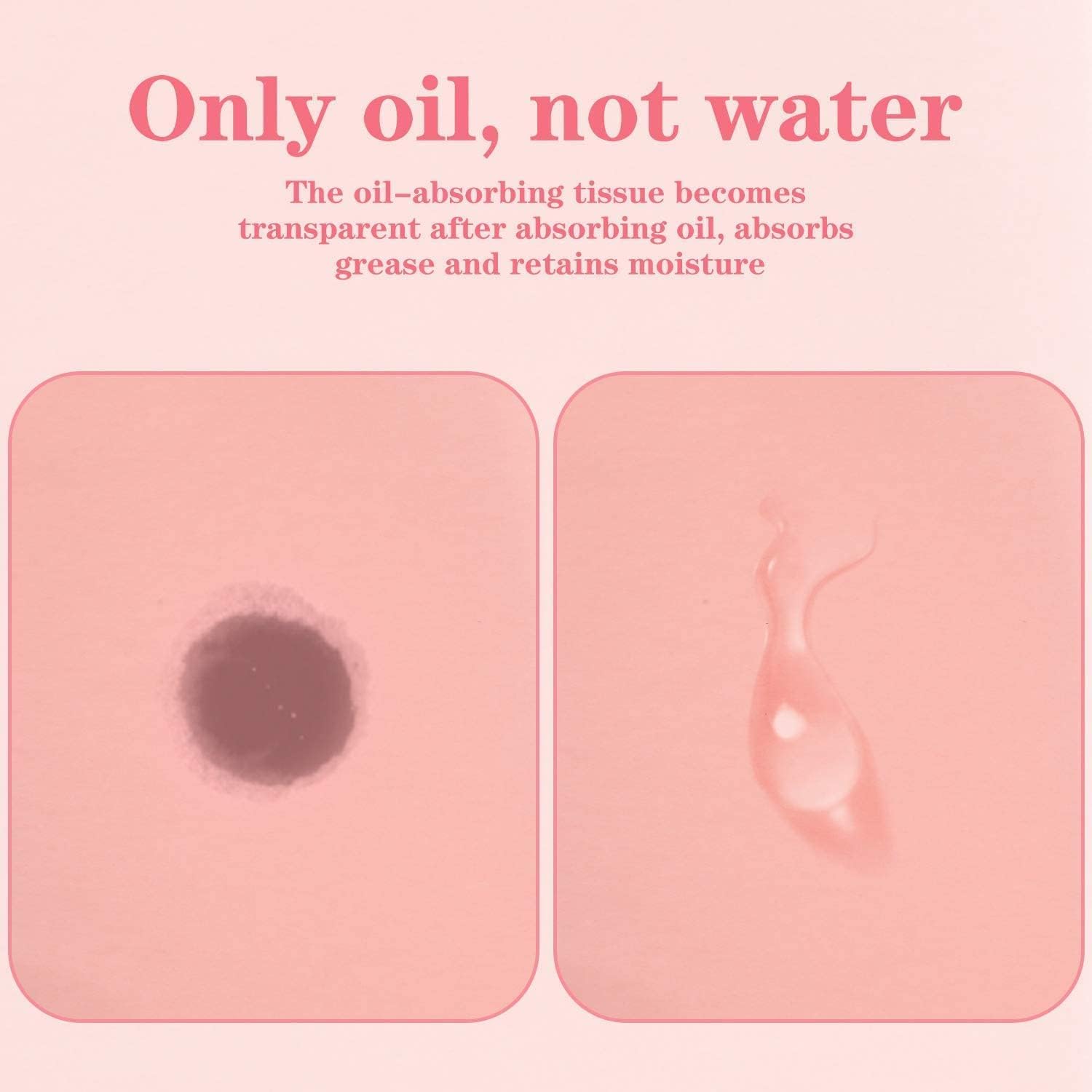 UCRAVO Green Tea Infused Premium Oil Blotting Sheets 100 Pcs Thick Facial Oil Absorbing Papers for Oily Skin Instant Shine Control, Acne & Pore Care Makeup Face Blotting Paper with Portable Dispenser
