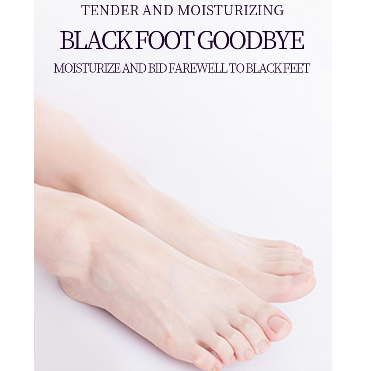 UCRAVO Purple Foot Peeling Mask for Dead Skin Removal, Exfoliating Foot Mask Peel for Cracked Heels, Callus Remover Socks, Baby Soft Feet Spa Treatment for Men & Women (1 Pair)