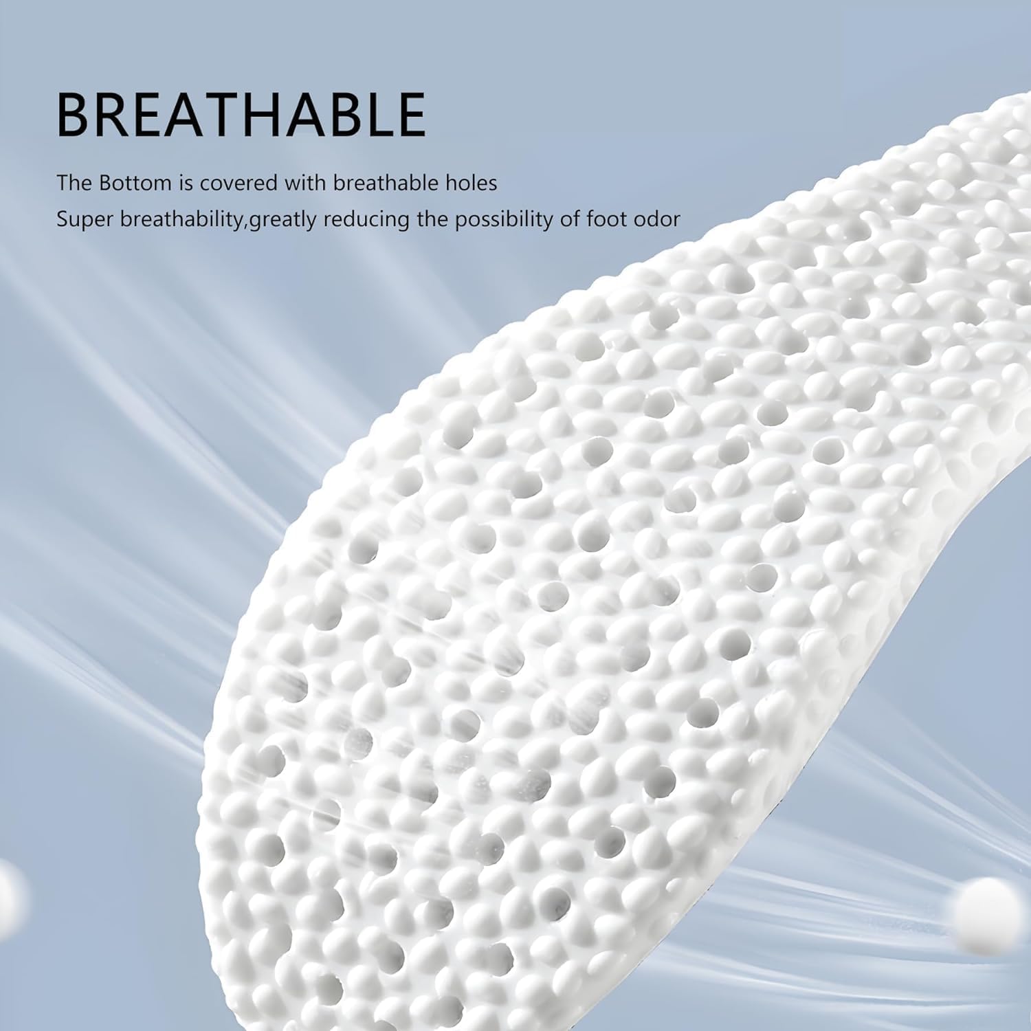 UCRAVO Memory Foam Shoe Insoles for Men & Women Soft Cushion Shock Absorbing Height Increasing Sports Breathable Orthopedic Arch Support Inserts Cuttable Comfort Pads for Running,Walking, Daily Shoes