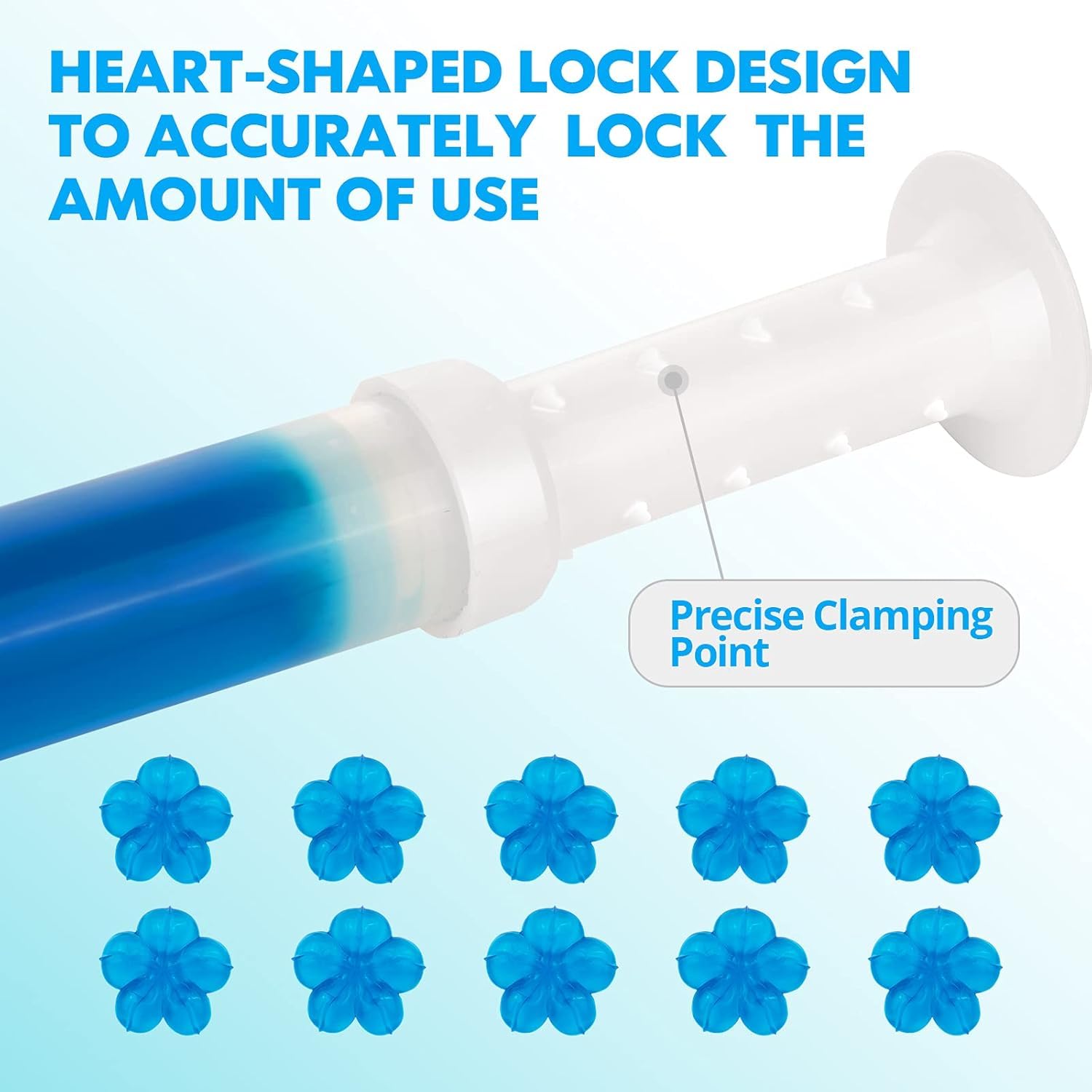 UCRAVO Toilet Cleaning Gel Stamp with Applicator | Automatic Toilet Bowl Freshener | Long Lasting Floral Toilet Cleaner Gel | Bathroom WC Rim Cleaner & Deodorizer | Pack of 1 Applicator + Gel