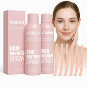 UCRAVO Pack of 2 Hair Identifier Spray for Face Shaving and Dermaplaning | No Irritation Depilatory Soothing Spray for Skin and Body | Quick & Easy Hair Removal for Smooth, Flawless Skin With Razors