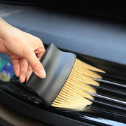 UCRAVO 1 pcs Car Interior AC Vents Cleaning Brush, Car Accessories - Car Interior Cleaner Brush Car Cleaning Brush Car Detailing Brush Soft Cleaning Brush Dashboard Multipurpose Car Brush Tool