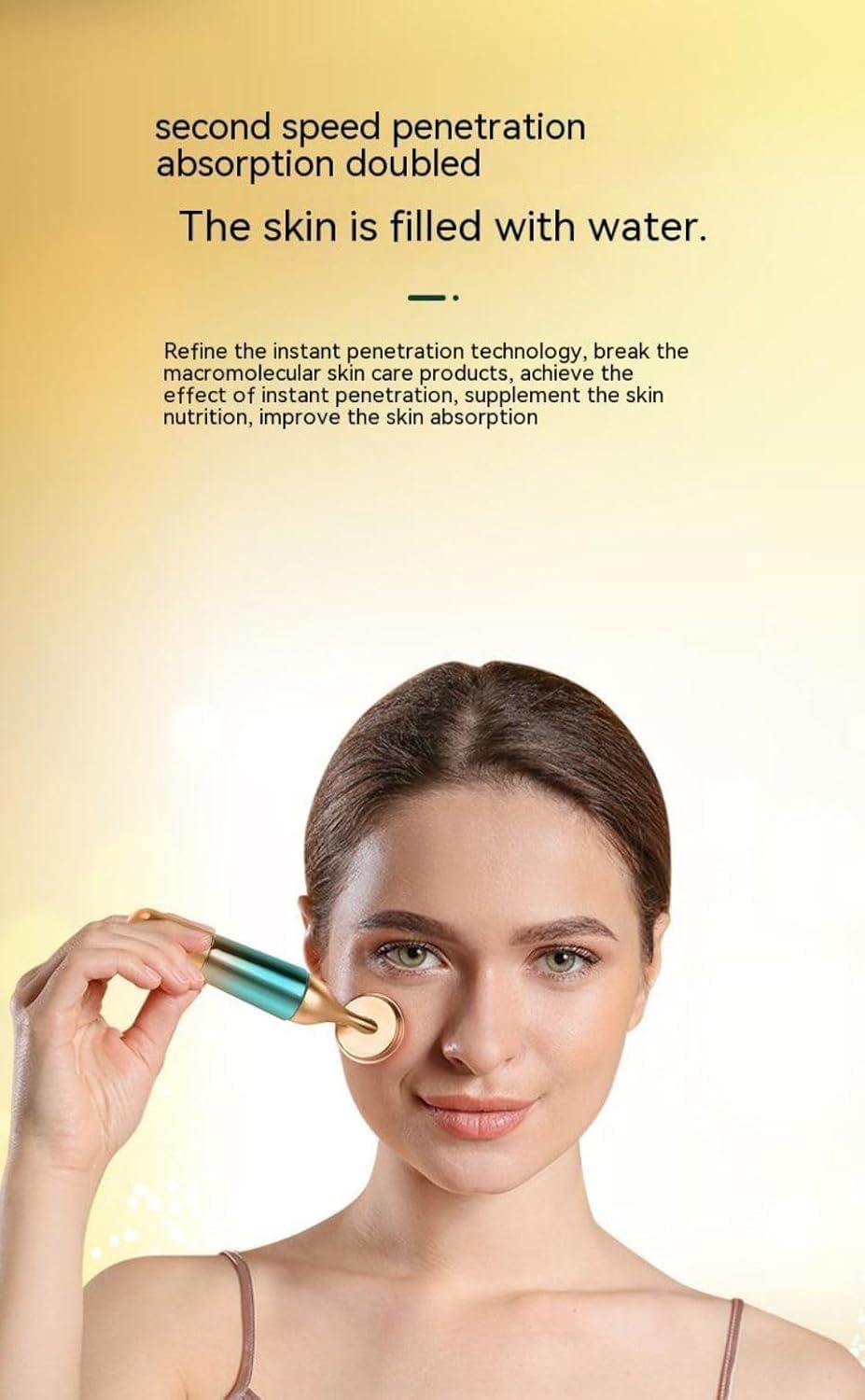 UCRAVO 3 in 1 Electric Face Massager for Glowing Skin, Vibration Skin Care Tool for Glowing, Firm & Youthful Facial Cleansing Brush, Anti-Ageing Device, Lifting Skin Tightening Tool for Women & Men