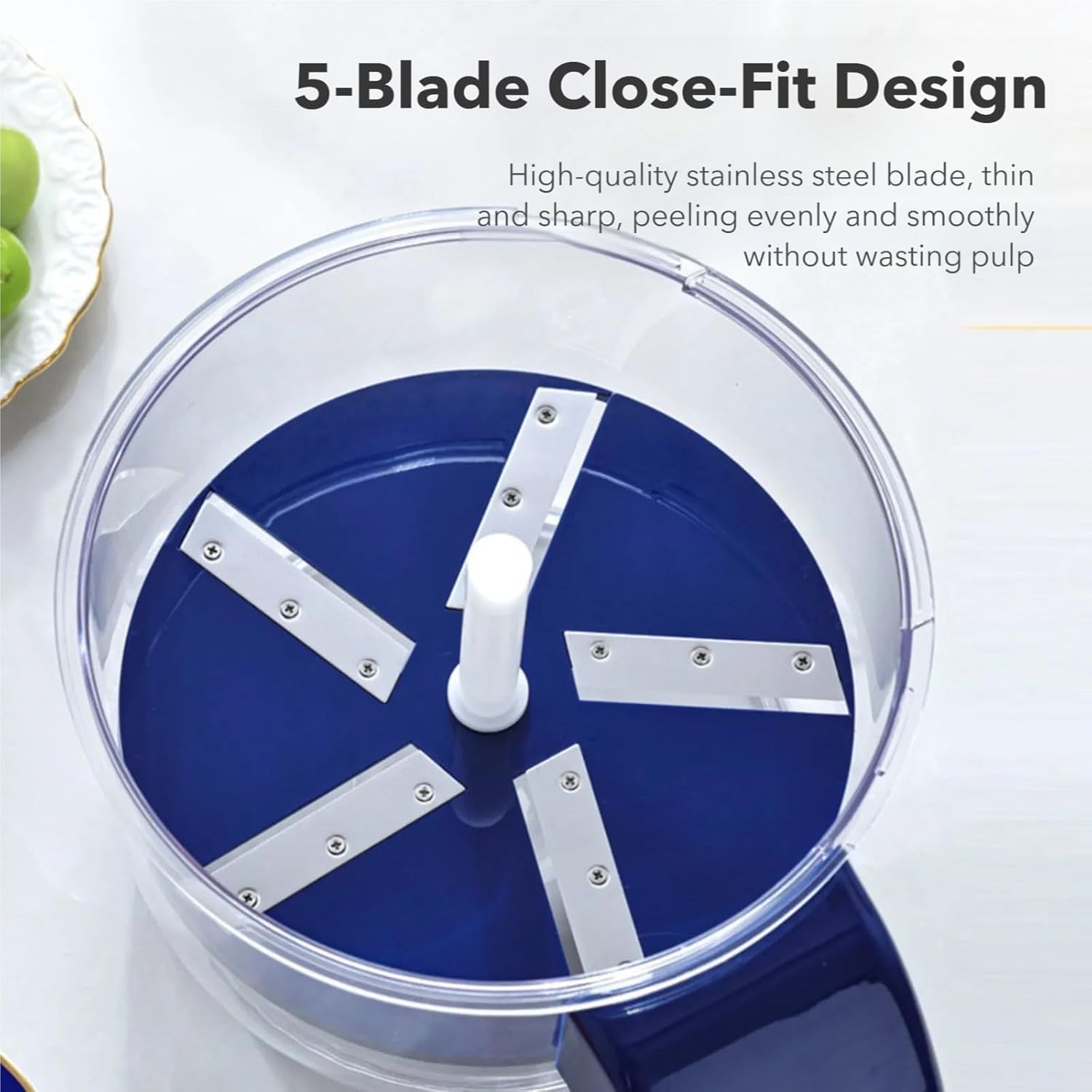 UCRAVO Manual Grape Cutter for Kids & Toddlers Safe Fruit Slicer with Storage Bowl Hand Press Grape & Cherry Tomato Cutter Fruit Chopper for Baby Food,Soft Fruits, Salad Prep & Daily Kitchen Use