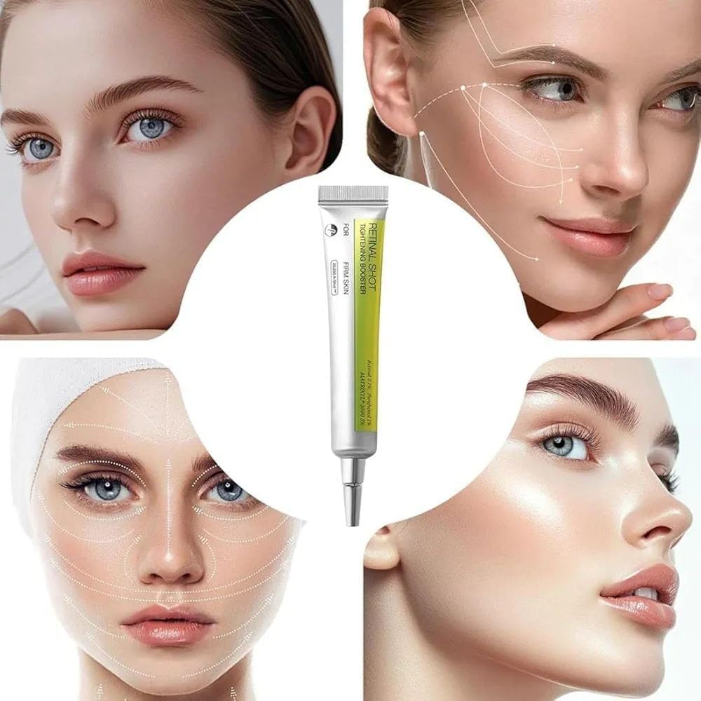 UCRAVO The Vita-A Retinal Shot Tightening Booster High-Potency 0.1% Retinal & Triple Peptide Anti-Aging Face Serum for Deep Wrinkles, Large Pore Minimizer, and Advanced Skin Firming Gentle Korean Skincare