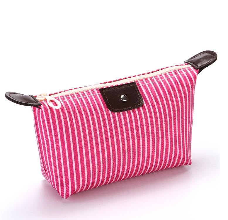 UCRAVO Pink Makeup Bag Cosmetic Bags for Women Waterproof Toiletry Bag Multifunction Pouch Bag Portable Travel Cosmetic Pouch Dumpling Organizers