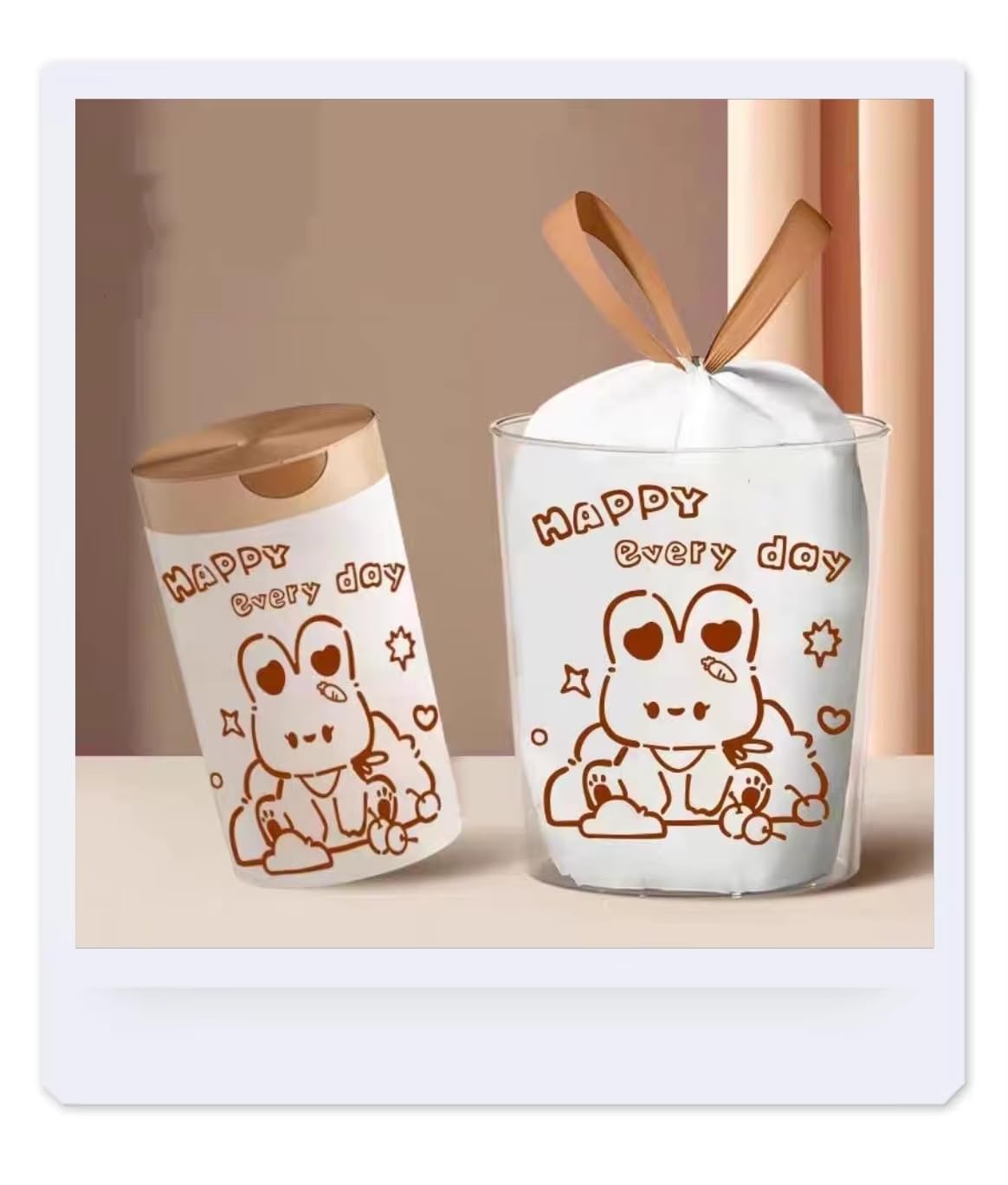 UCRAVO Capybara Garbage Bags Roll Pack of 4 (160 Bags Total) | Heavy Duty Dustbin Bags for Kitchen, Bathroom, Office | Leak Proof & Tear Resistant Garbage Bags for Wet & Dry Waste