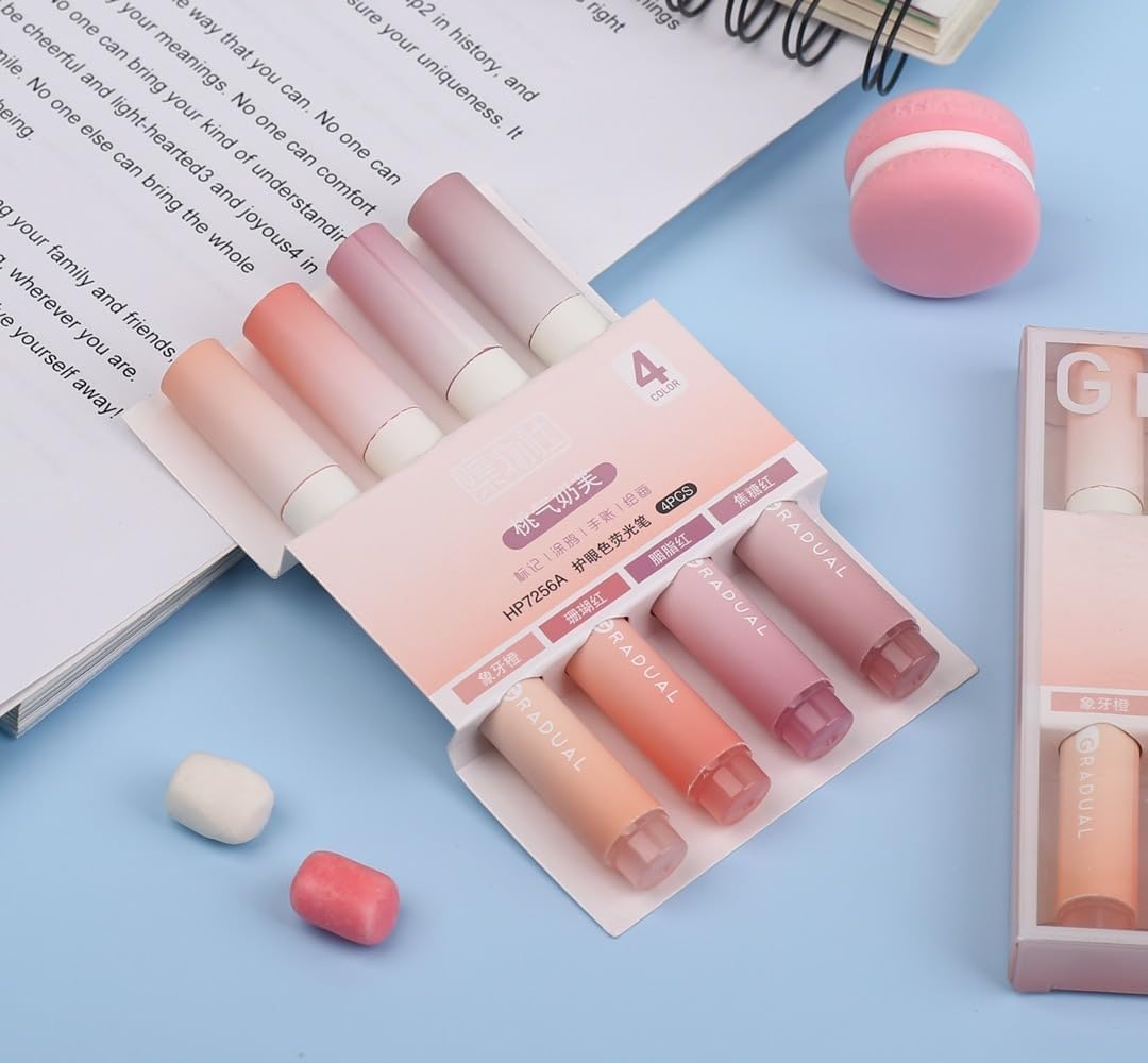 UCRAVO Orange Fluorescent Highlighter Marker Pens for Exam Preparation & Office Work | Bright Chisel Tip Highlight Pen with Fast Dry Ink |Coding Marker for Books, Files, Notes & Stationery Supplies