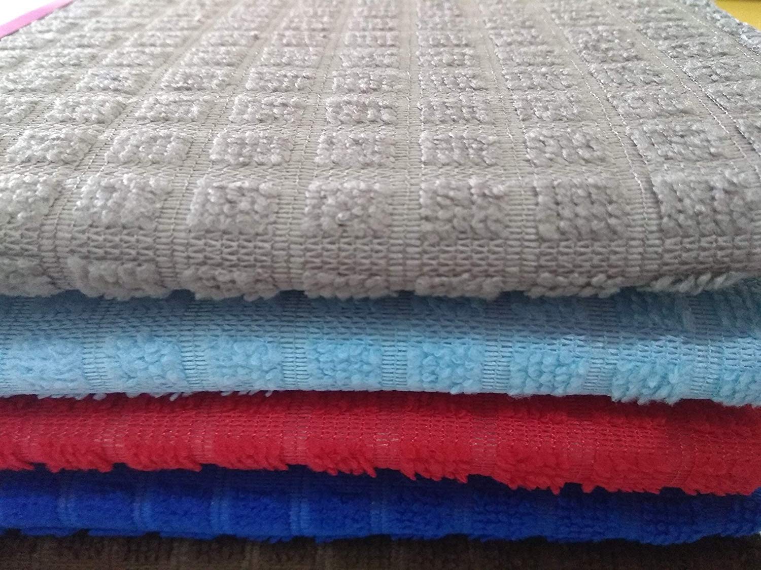 UCRAVO Microfiber Reversible Dish Drying Mat for Kitchen (Multicolor)…