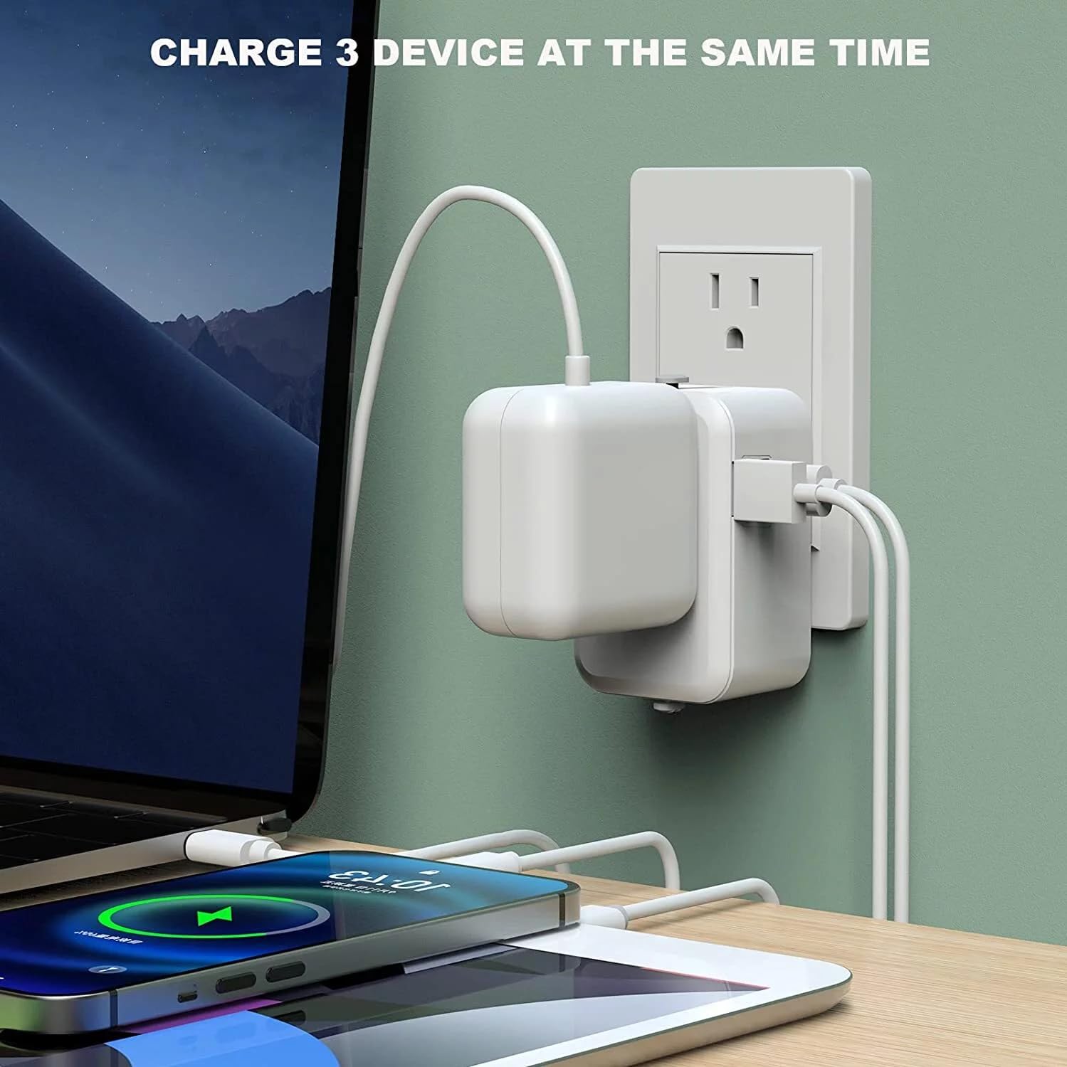 UCRAVO Portable Worldwide Universal Power Adapter Converter All in One International Out of Country Travel Wall Charger Plug for Wall Plug Input in USA EU UK France Italy Australia India Outlets