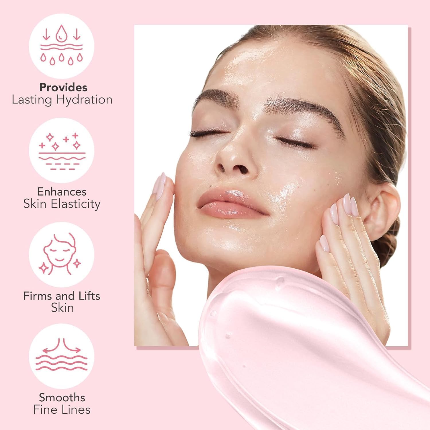 UCRAVO 1 PC Collagen Overnight Wrapping Mask Collagen Overnight Peel Off Facial Mask | Elasticity & Hydration Care, Reduces Sagging & Dullness | Hydrolyzed Collagen For Glowing Skin | Korean Skin Care