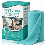 NESTVORA Premium Microfiber Cleaning Cloth – Super Soft Lint-Free Multipurpose Cleaning Towels for Car Wash, Kitchen Cleaning, Dusting, Polishing, and Glass Surface Care