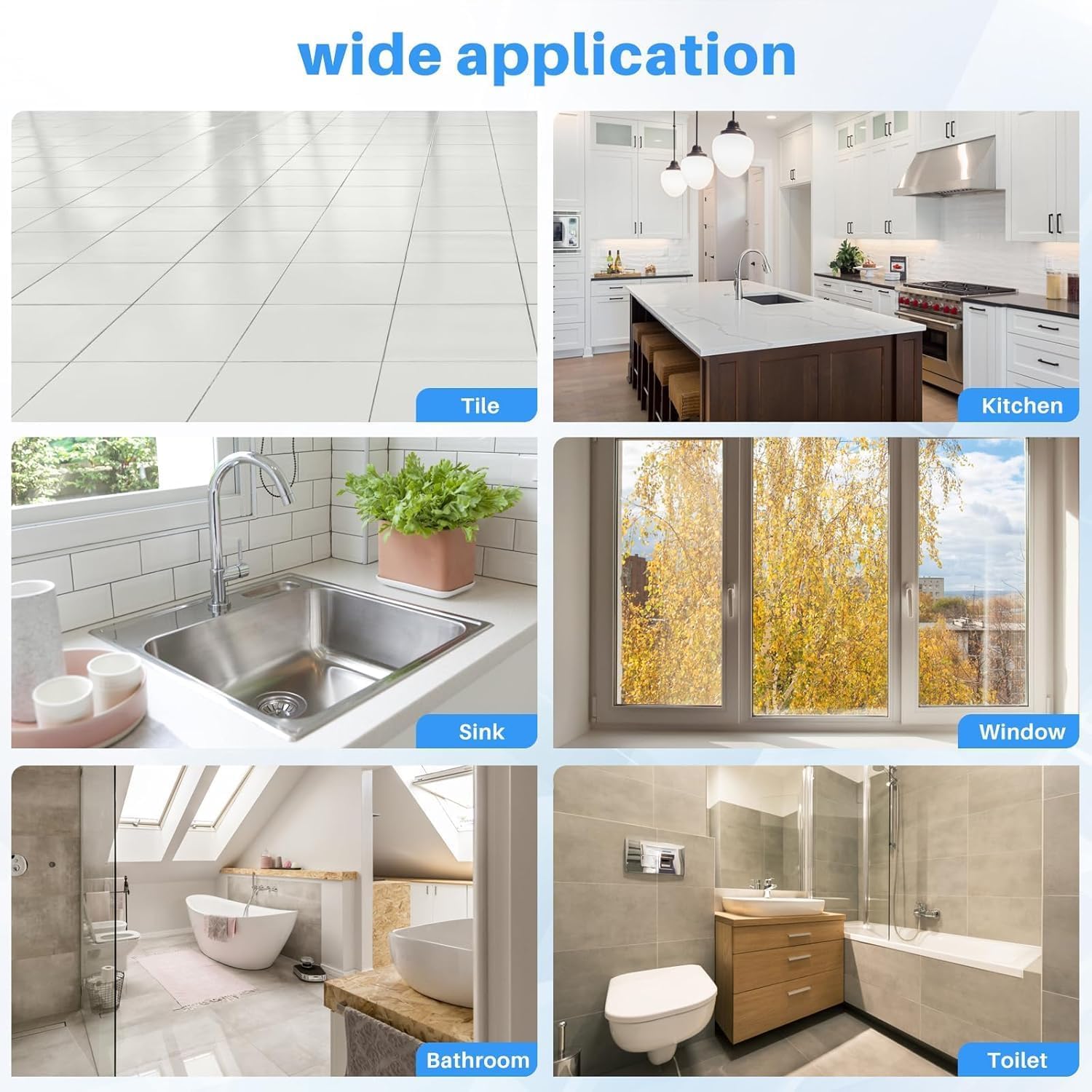 Tiles Gap Filler Waterproof 180ml, New 2025 Waterproof Tile Gap Crack Filler Tube Paste, Grout Repairs Renews Fills Tube, Filling Tile Space, Crack Seal Agent Grouting Paste for Tiles, Gap Sealant