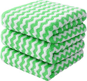 UCRAVO 3pcs Kitchen Cleaning Napkin, Super Absorbent Dishwashing Cloth, Soft Durable Dish Drying Towels for Kitchen, Countertop Wiping, Stain Removal, Multi-Purpose Reusable Kitchen Cleaning Cloth Set